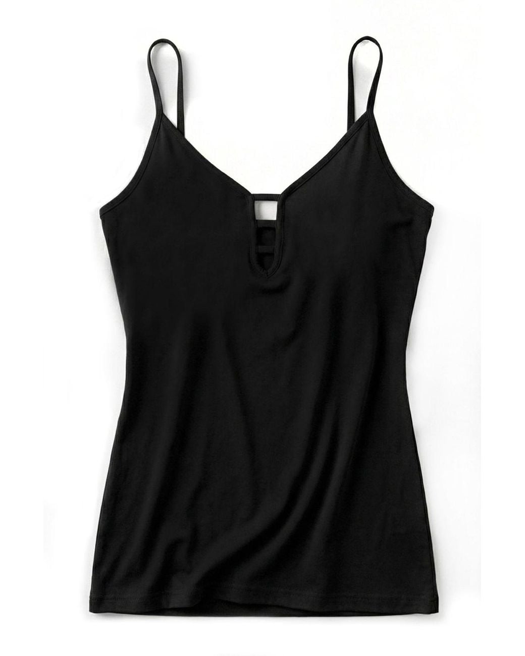 Öts Black Fitted Tank Top