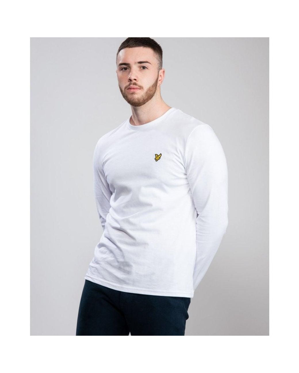 Lyle & Scott White Ls Crew Neck T-Shirt for men