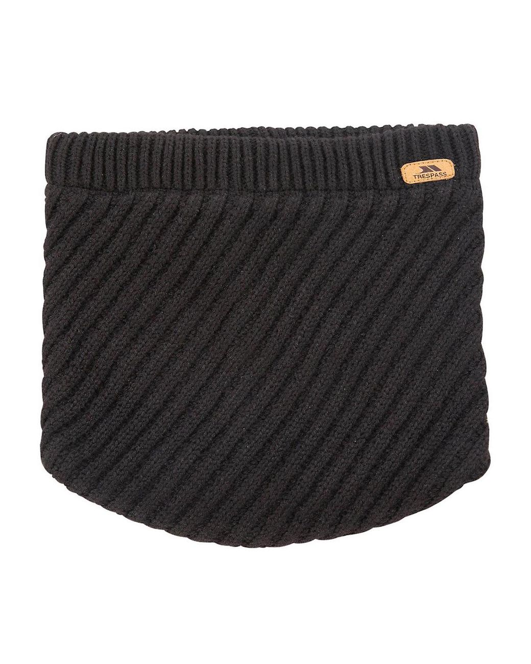 Trespass Black Adult Twirl Neck Warmer