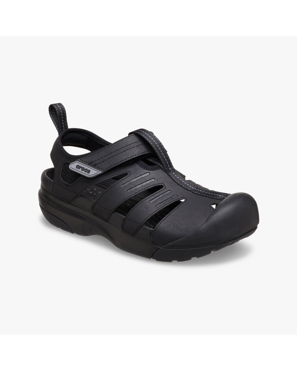 CROCSTM Black 209875-001 Yukon Fisherman Closed Toe for men