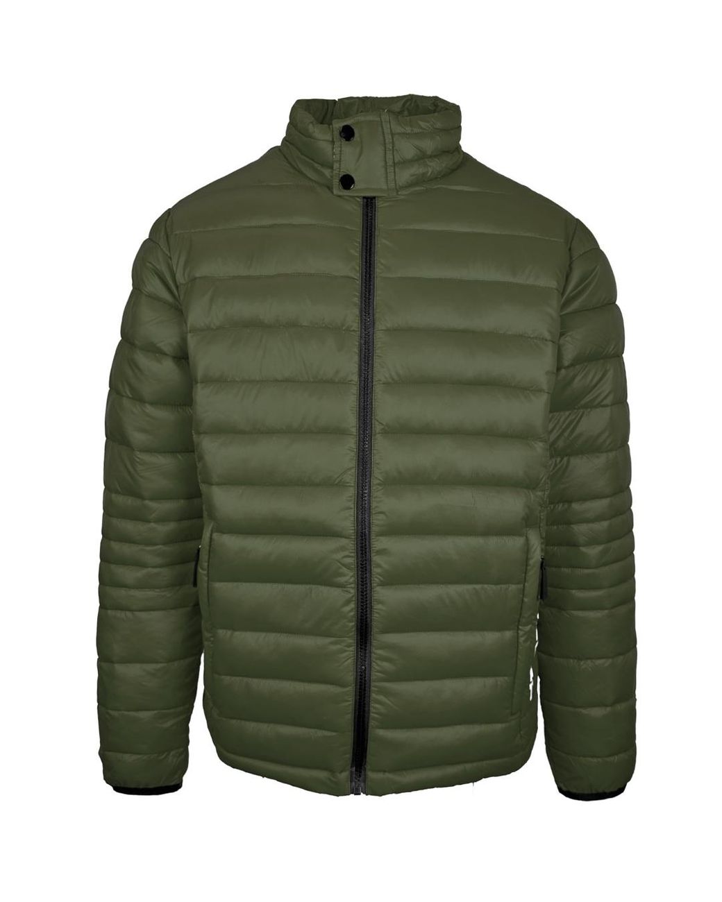 Philipp Plein Green Plain Padded Jacket for men