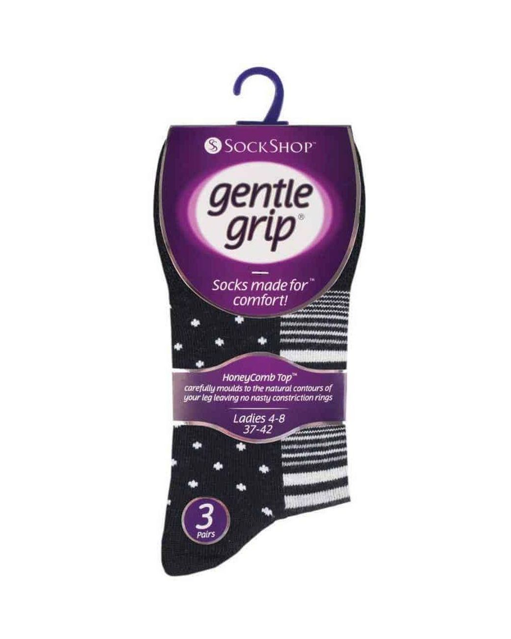 Gentle Grip Black Gentle Grip Womens