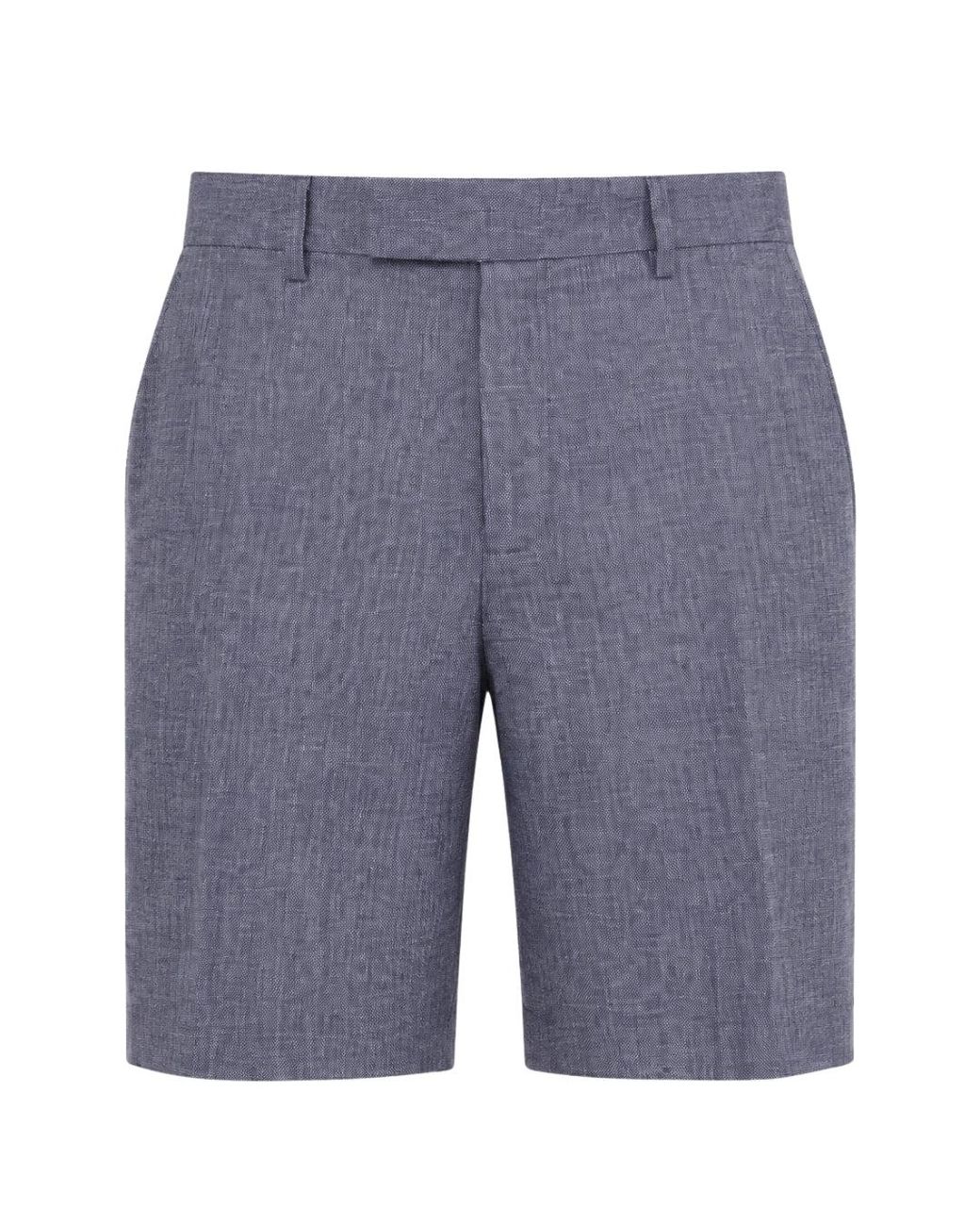 Ted Baker Blue Kenleys Stretch Linen Short for men