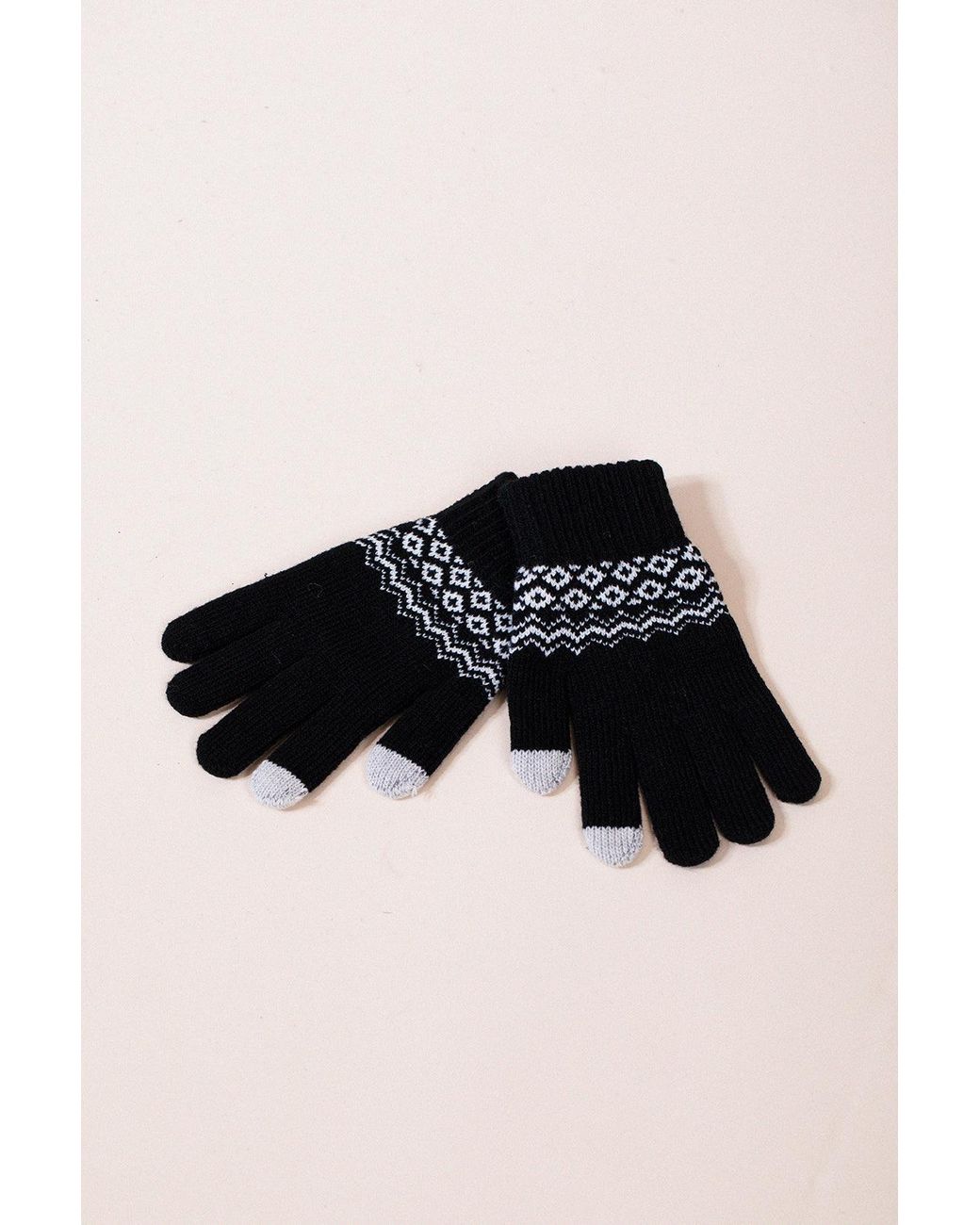 SVNX Black Christmas Gloves