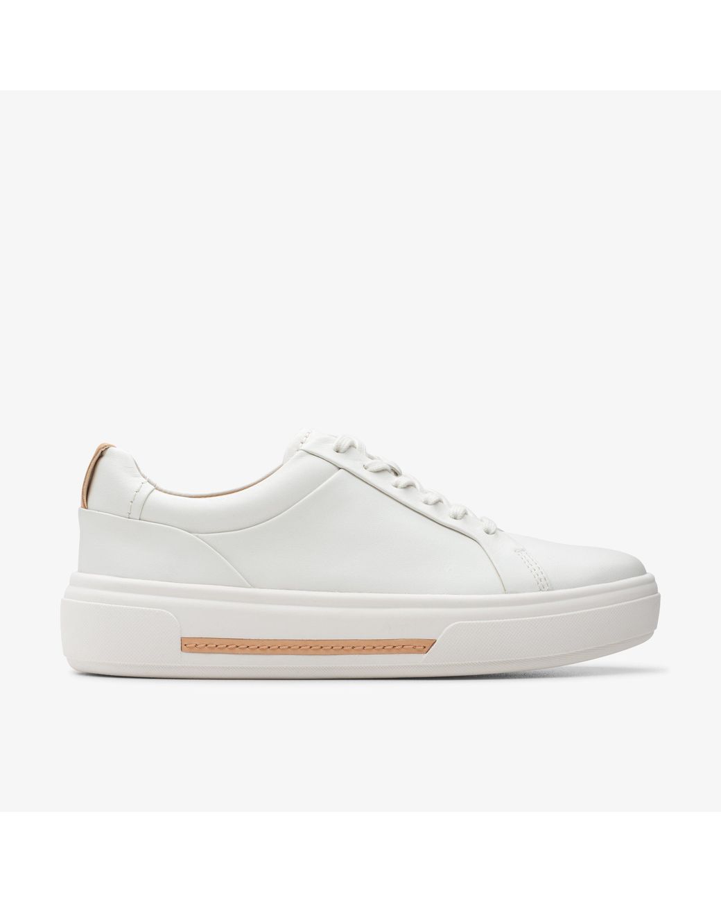 Clarks White Hollyhock Walk Off Lea Trainers