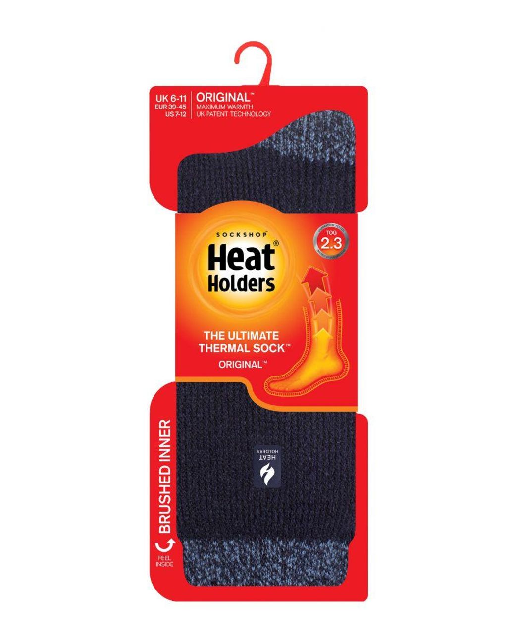 Heat Holders Blue Extra Thick Thermal Socks For Winter for men