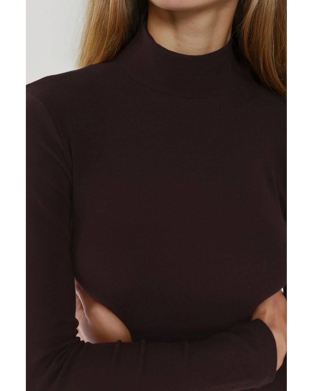 Hiccup Black Ultra Soft Touch Slim Fit Turtleneck Knitted Top