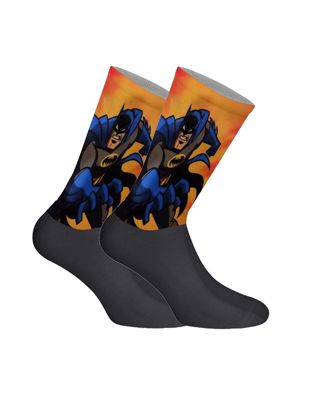 Jenes Socks Blue Elastic Printed Long