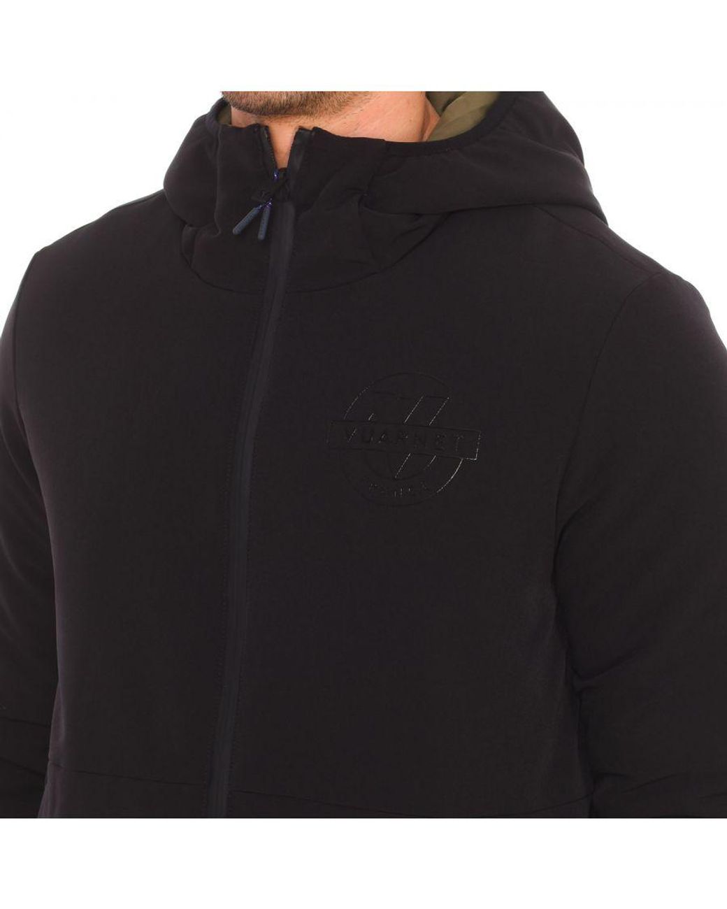 Vuarnet Black Reversible Jacket With Hood Amf20232 for men