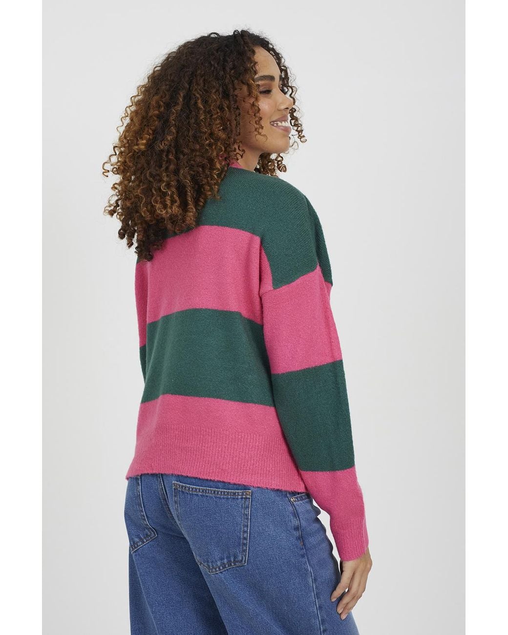 Brave Soul Red Striped Sequin Appliqué Christmas Cardigan