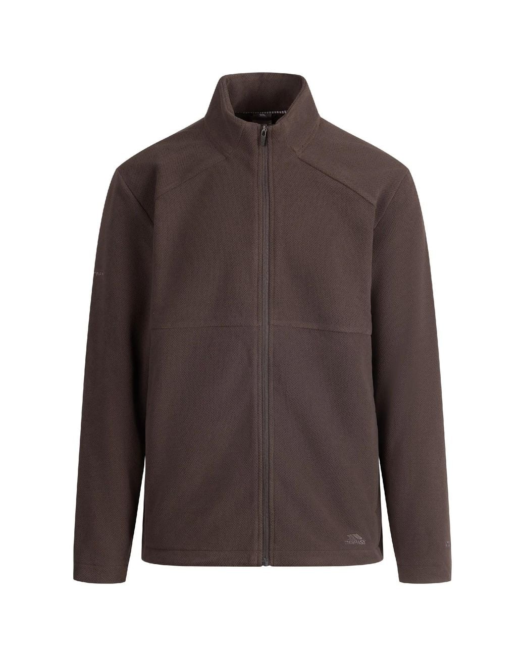 Trespass Black Fyne Fleece Jacket for men