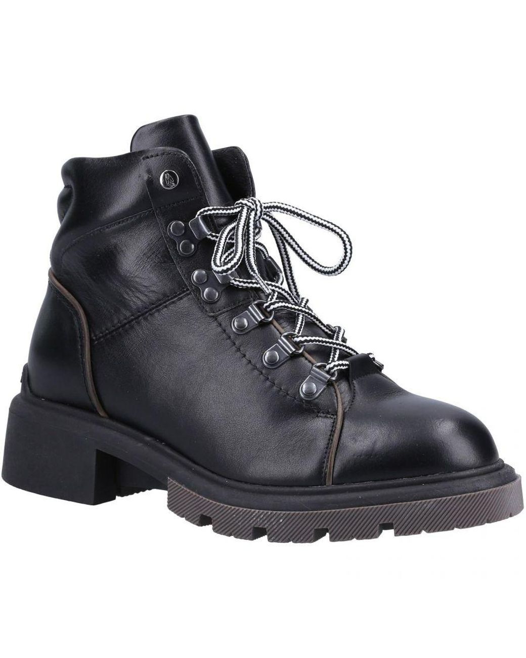 Hush Puppies Black Rita Leather