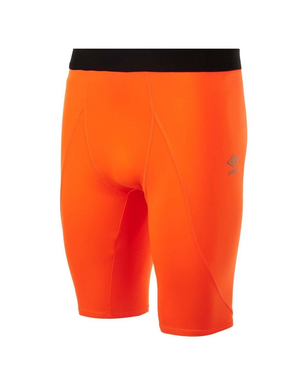 Umbro Orange Player Elite Power Shorts (Shocking) for men