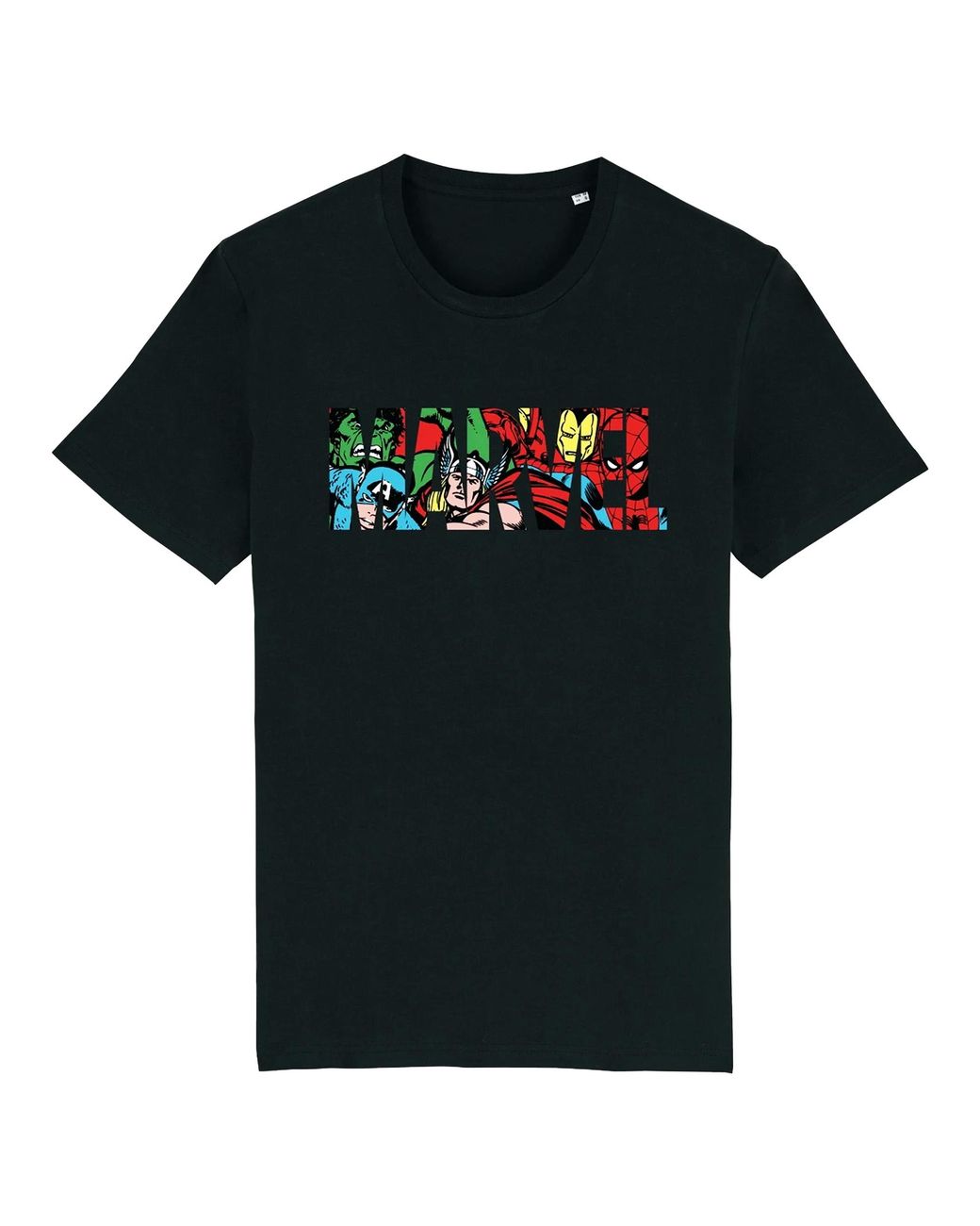 Marvel Black Adult Character T-Shirt