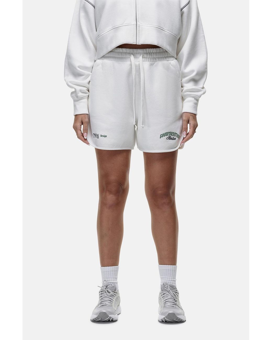 Good For Nothing Gray Relaxed Fit Jersey Shorts