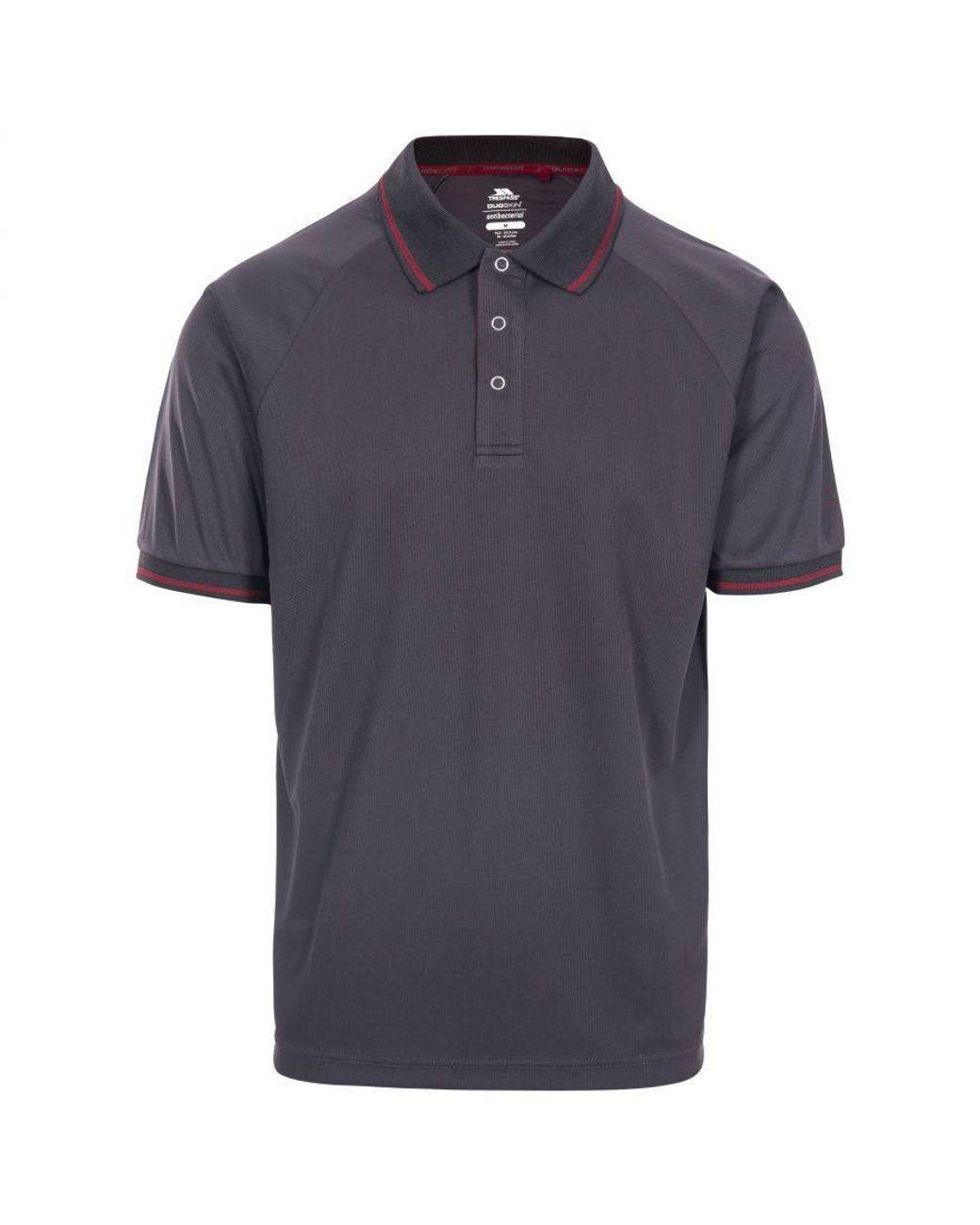 Trespass Blue Bonington Short Sleeve Active Polo Shirt (Dark) for men