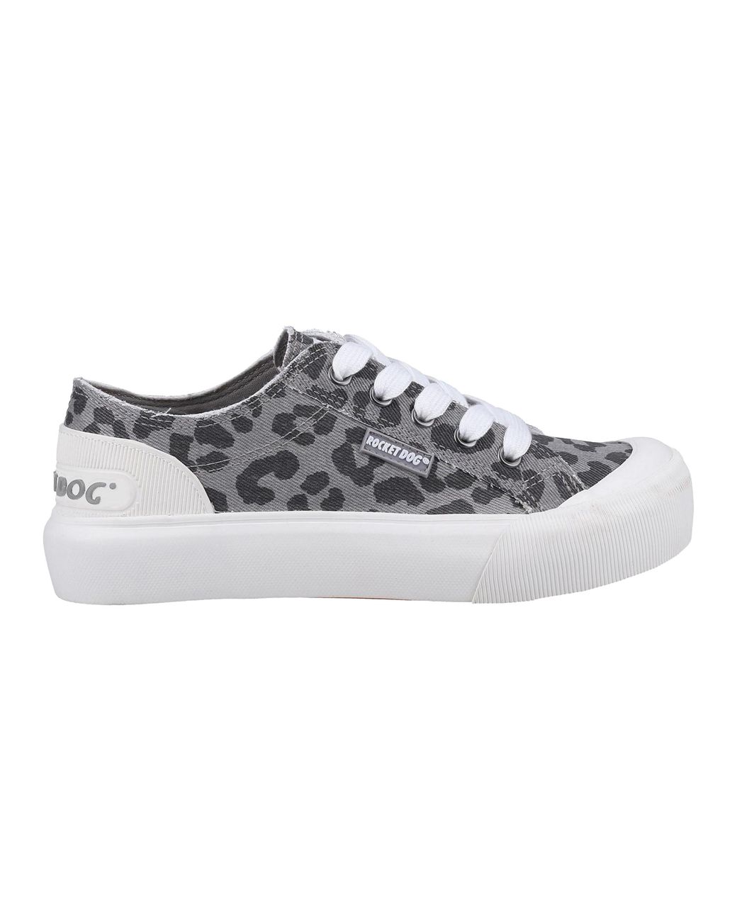 Rocket Dog Gray Ladies Jazzin Plus Ames Trainers