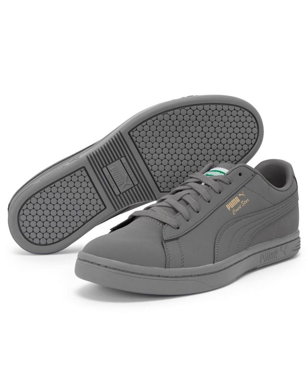 PUMA Court Star Buck Trainers in Grey Lyst UK