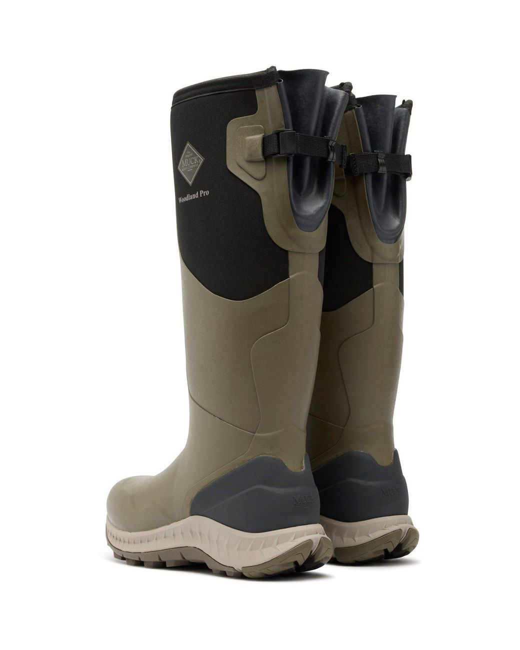 Muck Boot Green Woodland Pro Rubber Wellington for men