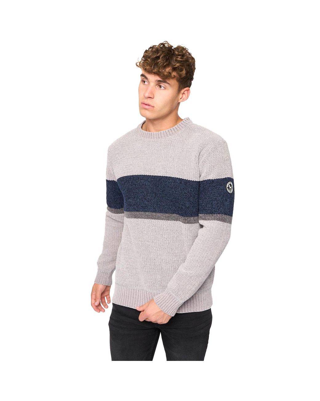 Bewley & Ritch Blue Kirkman Sweater for men