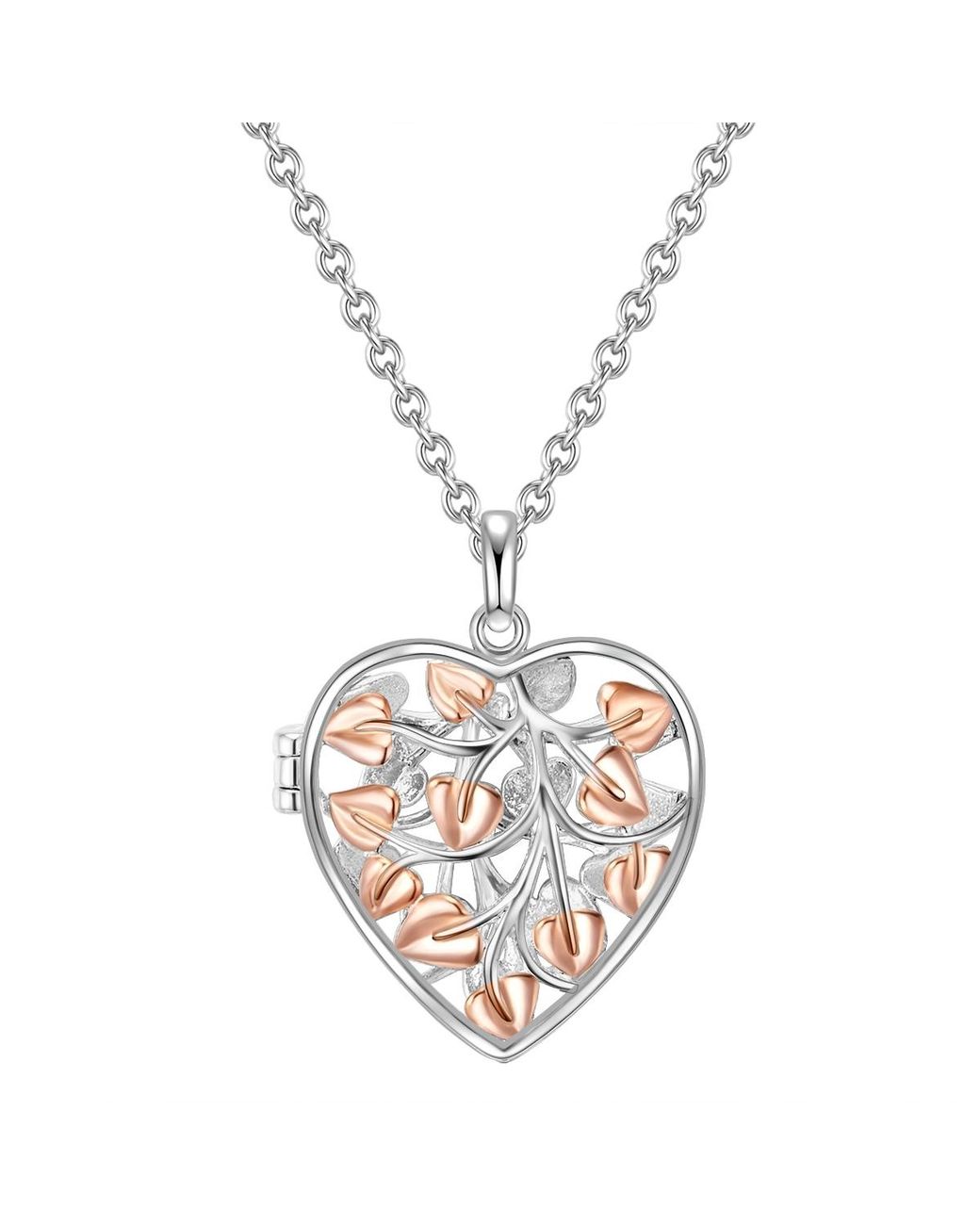 Rafaela Donata Metallic Necklace With Pendant Sterling Bicolor