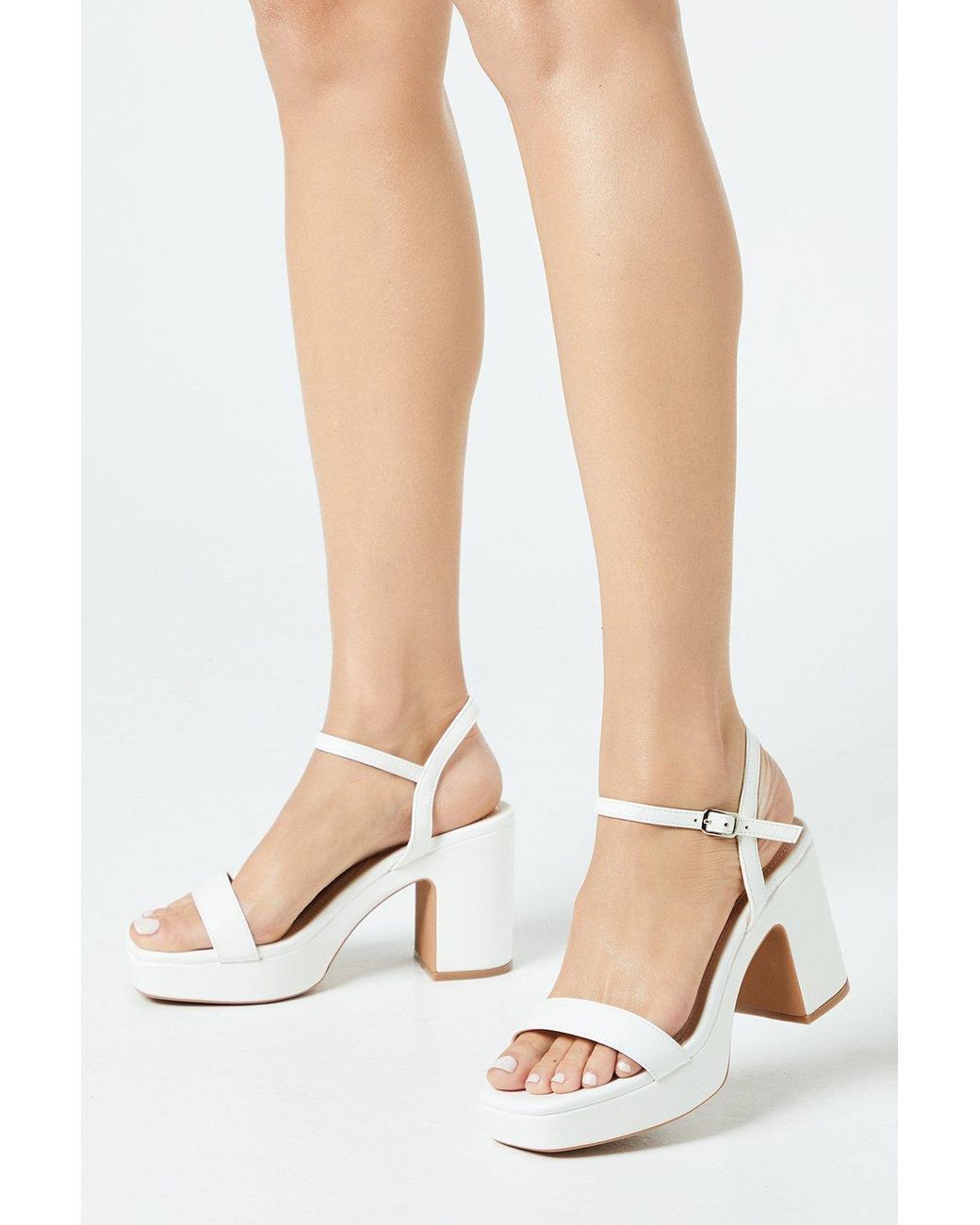 Oasis block heel sandals hotsell