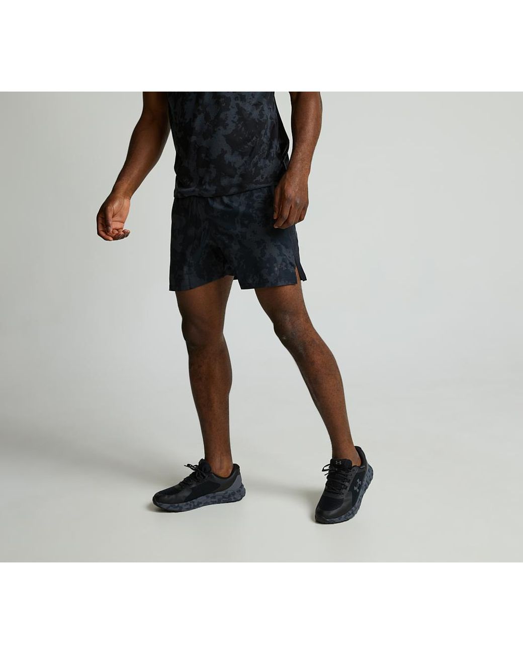 Under Armour Black Ua Launch Pro 7 Inch Printed Short for men