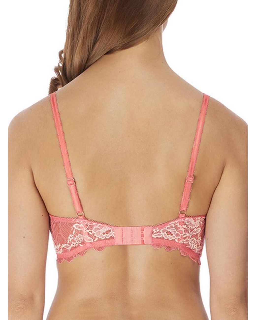 Wacoal Pink Lace Perfection Plunge Bra