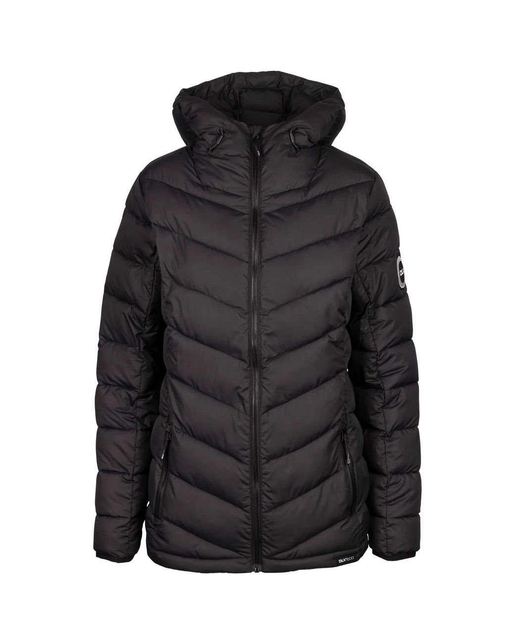 DLX Black Ladies Tonya Eco Padded Jacket