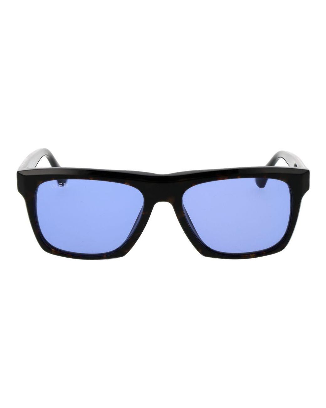 Web Blue Acetate Sunglasses for men