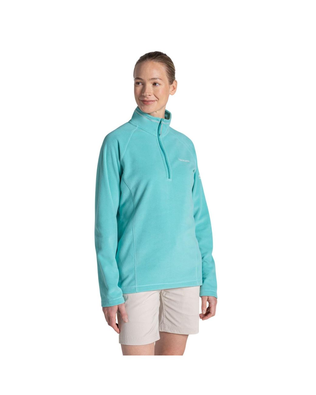Craghoppers Blue Ladies Miska Vi Half Zip Fleece (Glazed Aqua)