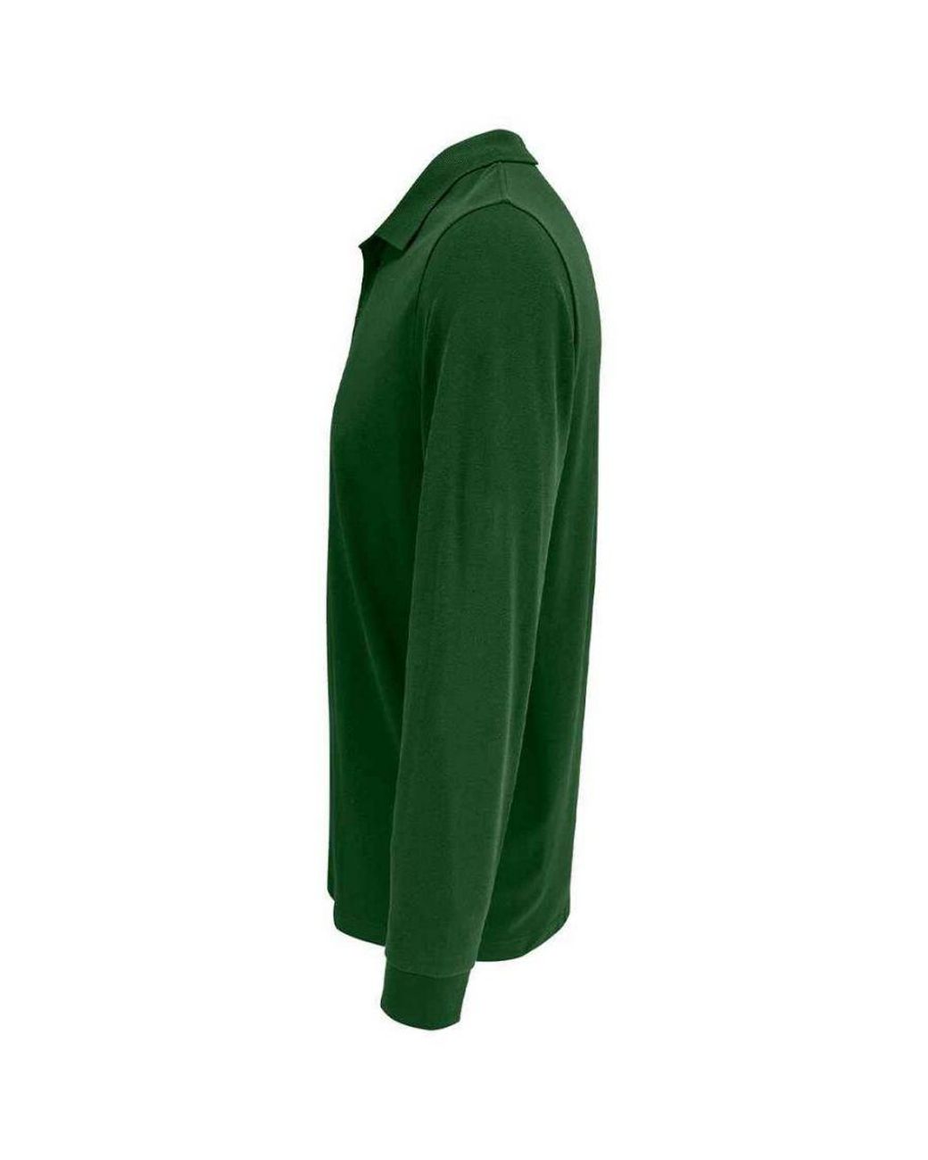 Sol's Green Adult Prime Pique Long-Sleeved Polo Shirt (Bottle)