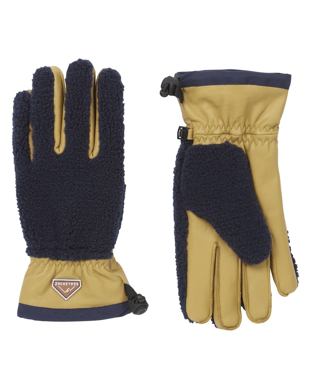 SealSkinz Blue Waterproof Sherpa Fleece Hiking Gloves For And