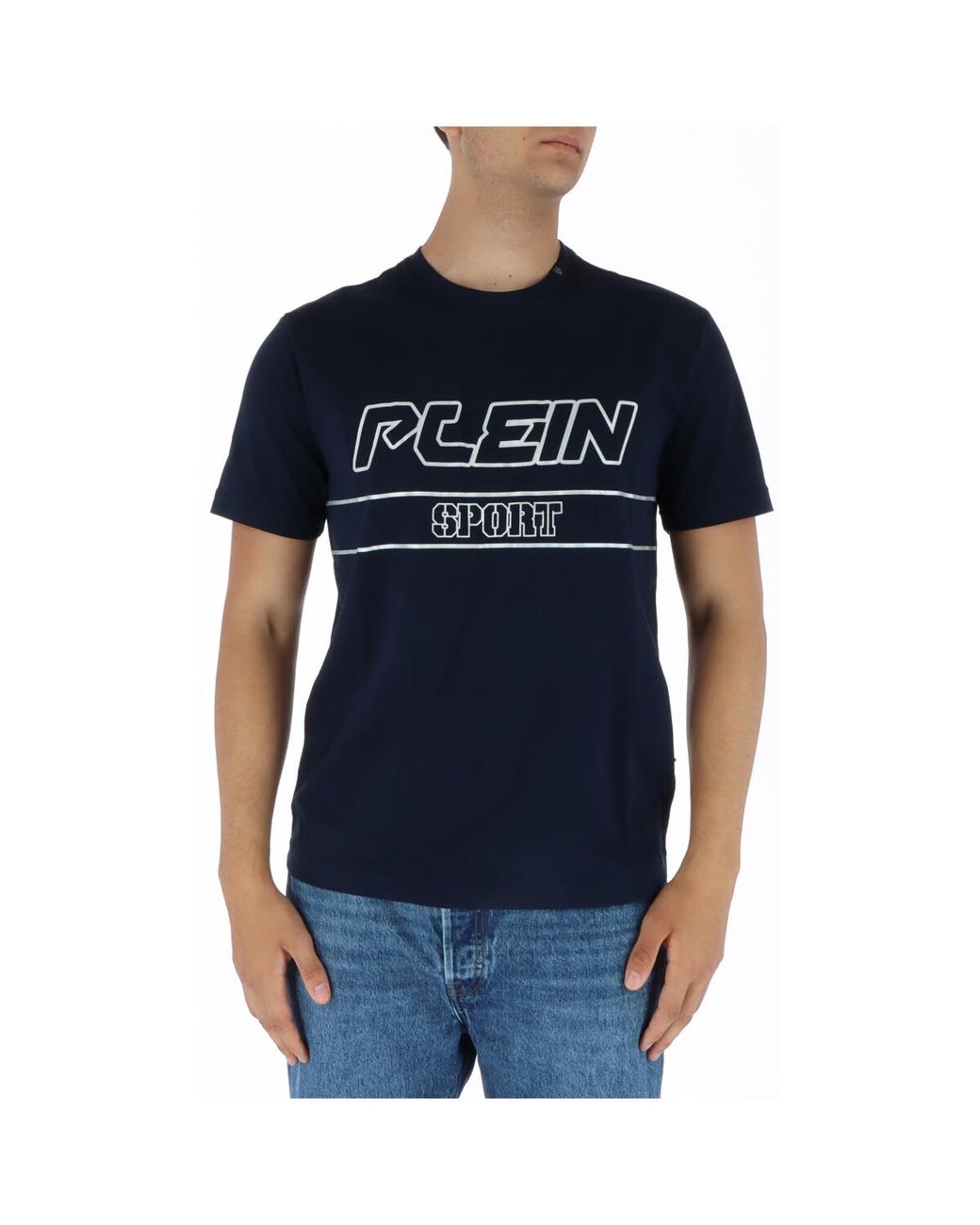 Philipp Plein Blue Tshirt Logo for men