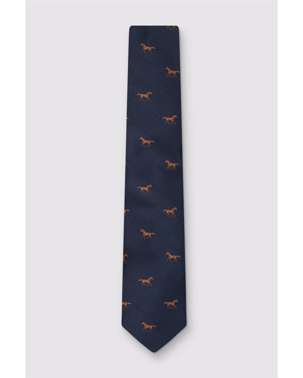 Antique Rogue Blue Patterned Tie for men