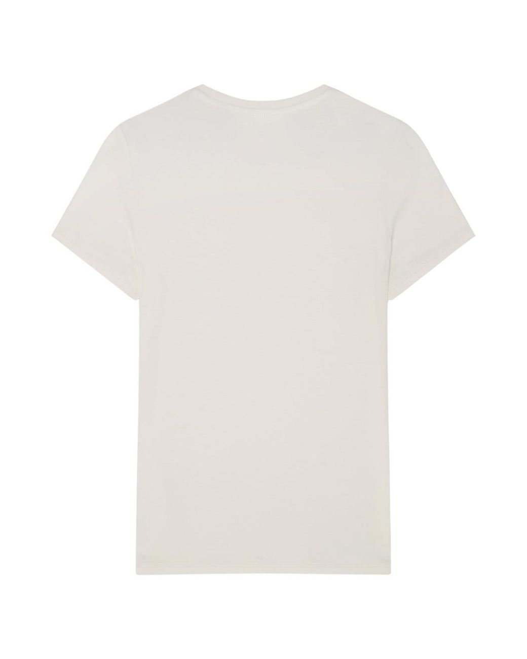 Ted Baker White Printed Fitted Ivory T-Shirt