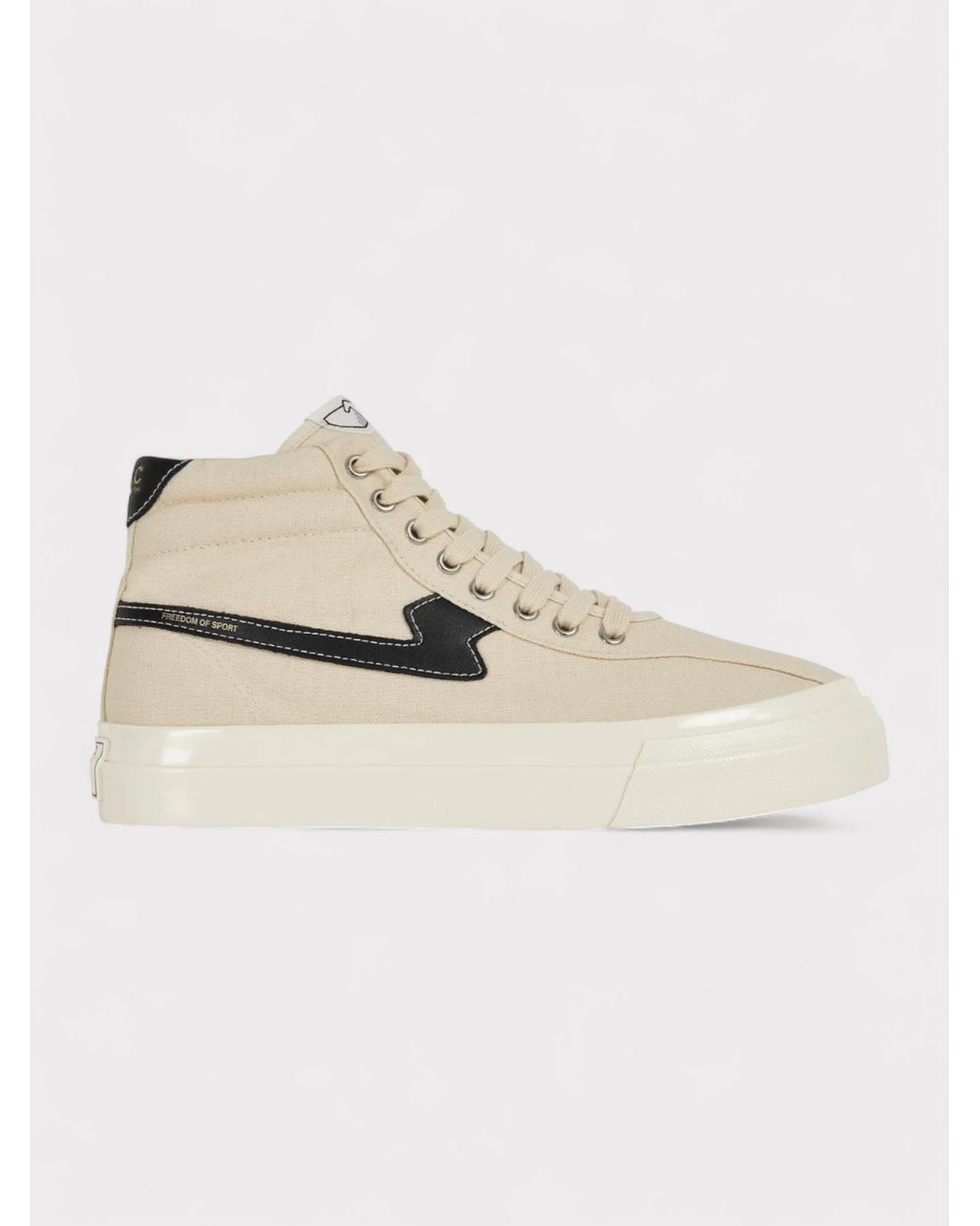 Stepney Workers Club Natural Varden S-Strike Canvas Hi Tops