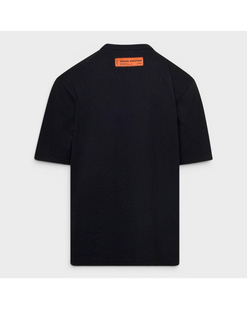 Heron Preston Black Hpny Logo Tee Cotton for men