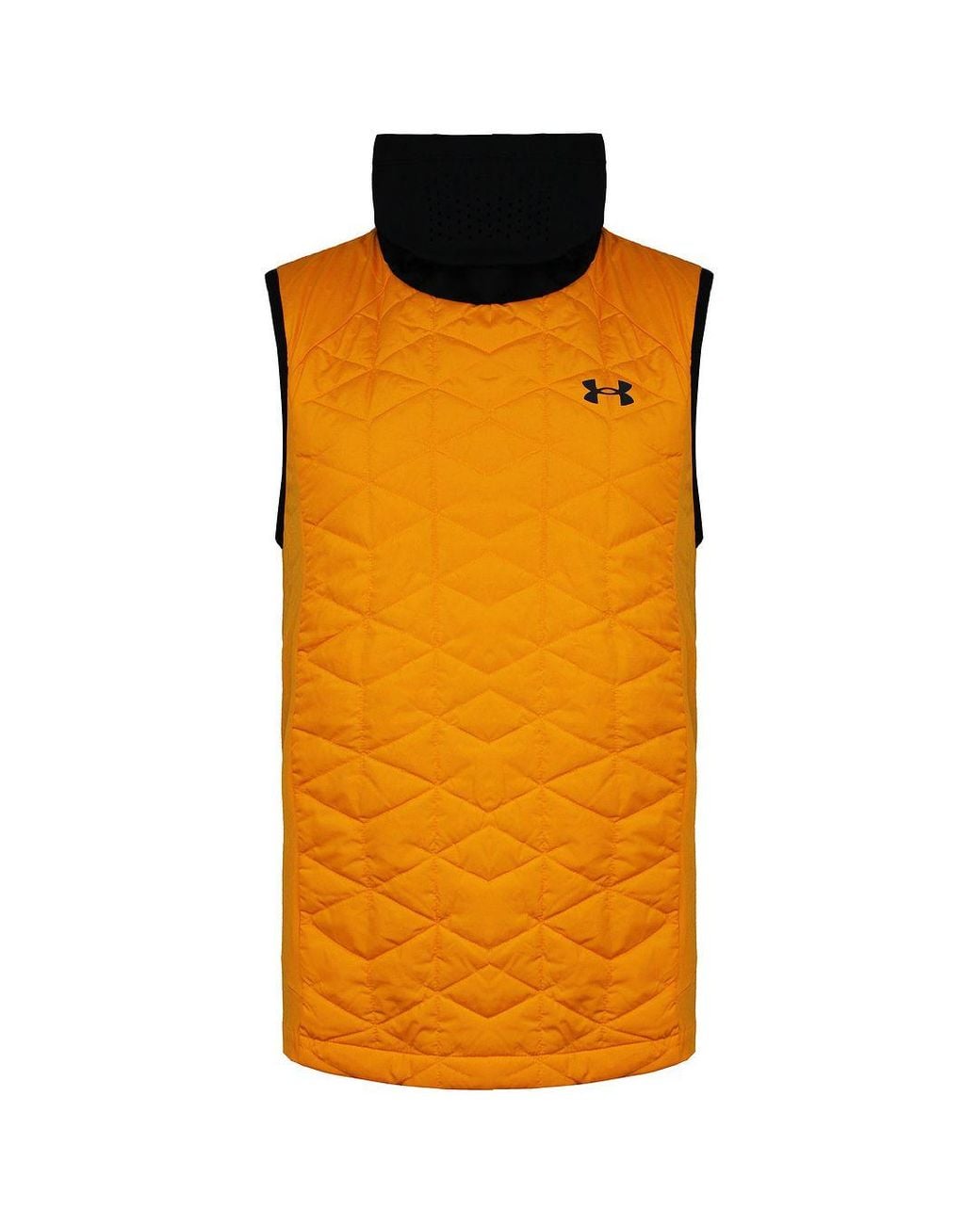 Under Armour Orange Coldgear Reactor Run Vest for men