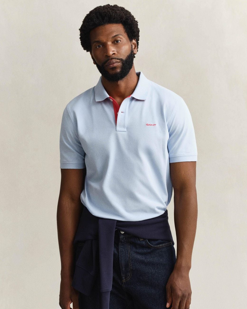 Gant Blue Short Sleeve Rugger for men