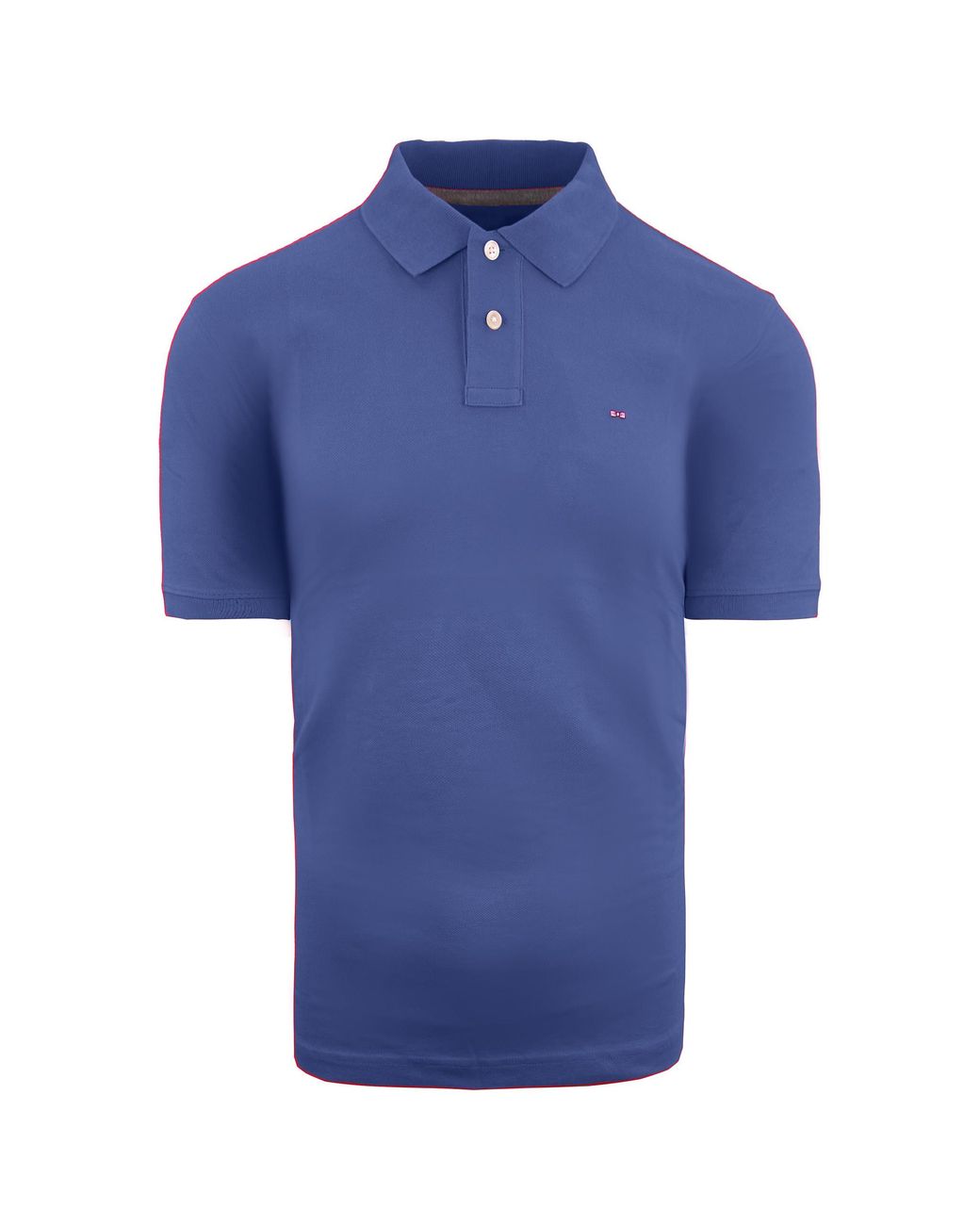 Eden Park Blue Paris Cotton Polo Shirt for men