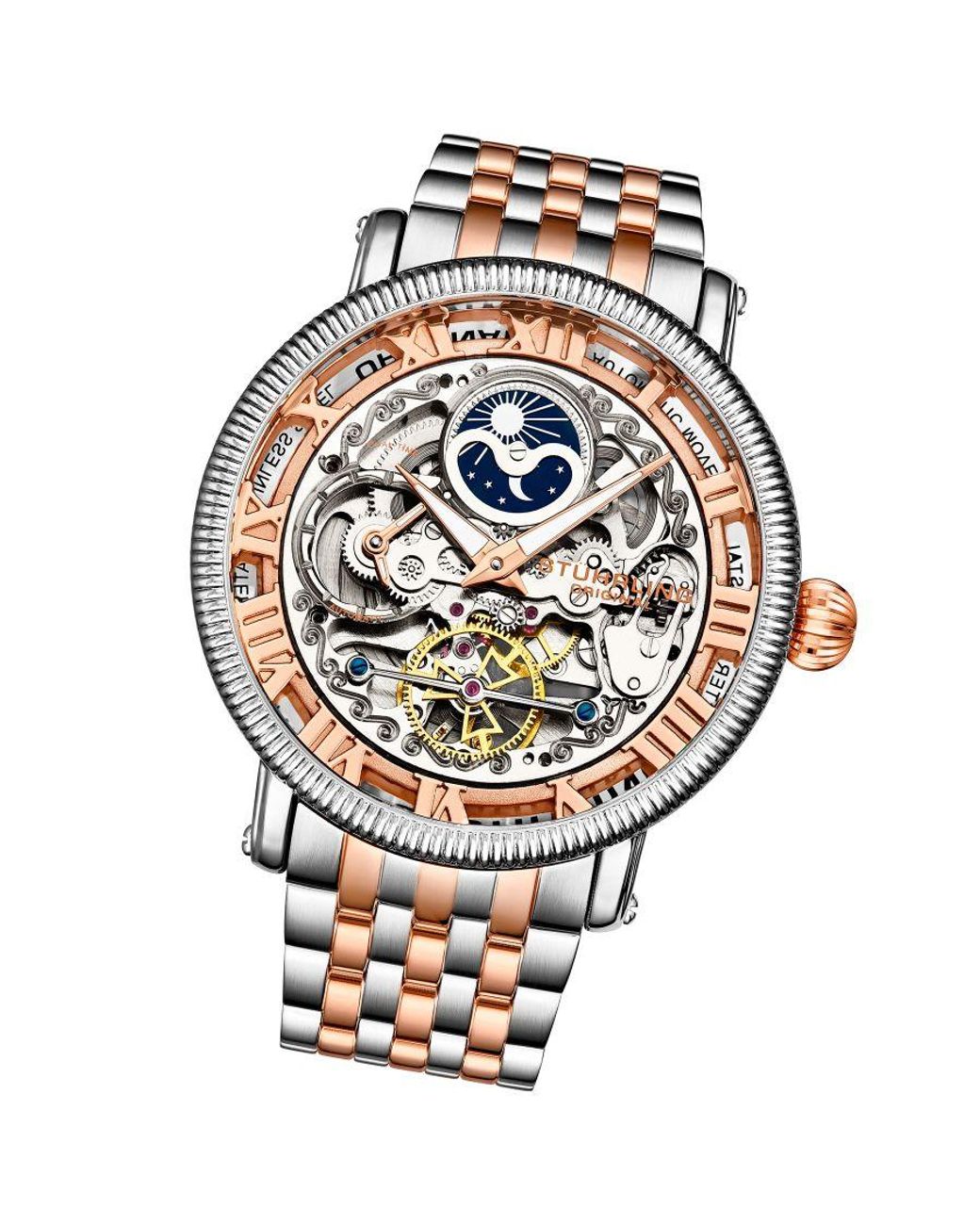 Stuhrling Metallic And Special Reserve Automatic 48Mm Skeleton for men