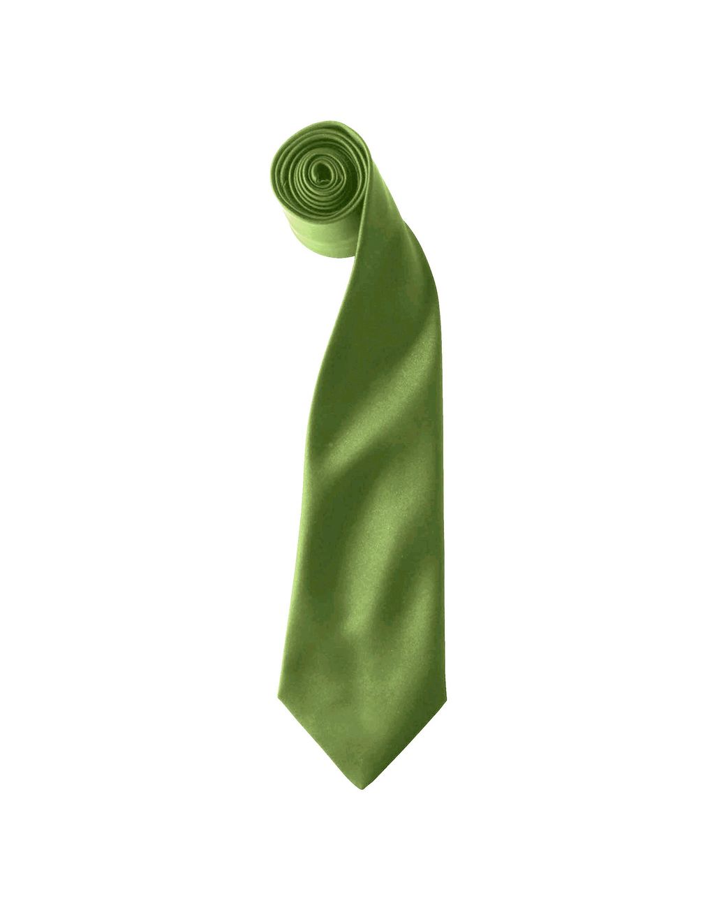 PREMIER Green Colours Satin Clip Tie (Pack Of 2) (Oasis) for men