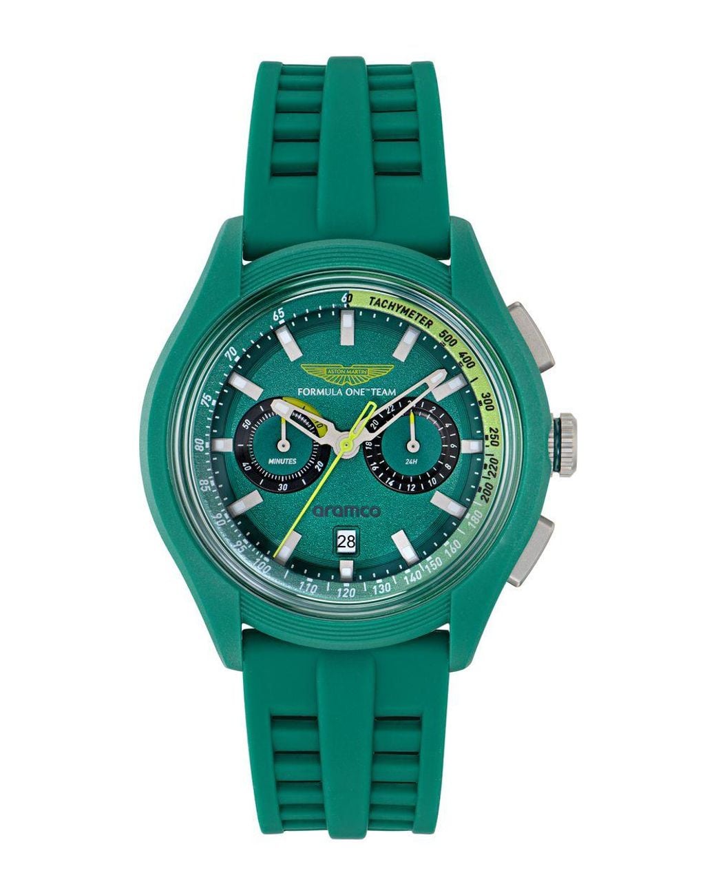 Aston Martin Am Formula 1 Blc Watch Mtfb1F604 Silicone in Green for Men ...