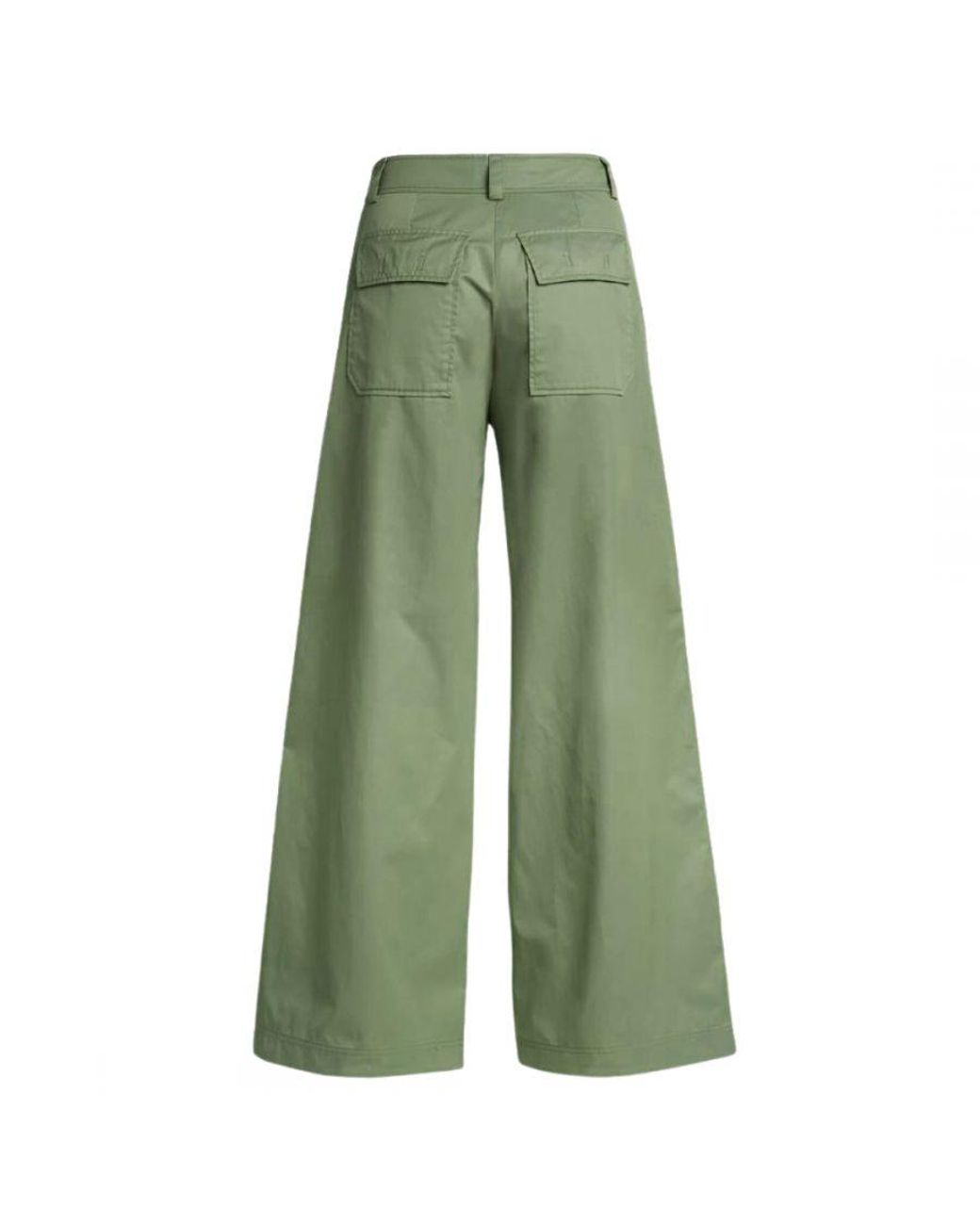 Parajumpers Green Amazonas Wide Flared Trousers