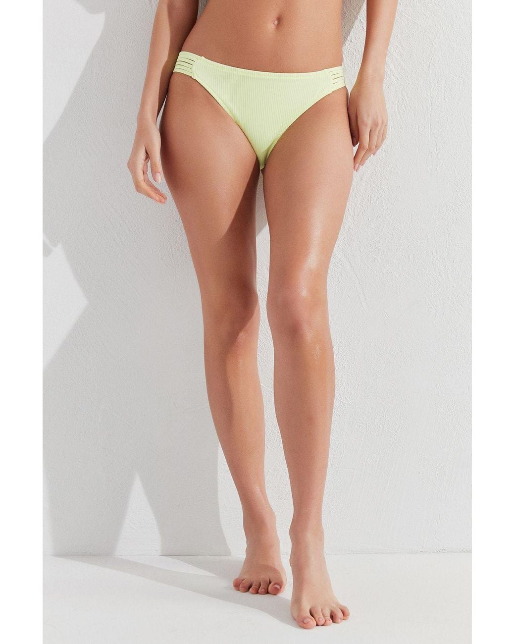Penti Multicolor Low-Waist Ribbed Hipster Bikini Bottoms