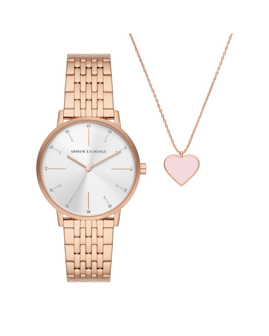 ARMANI EXCHANGE Metallic Lola Watch Ax7145Set Stainless Steel (Archived)