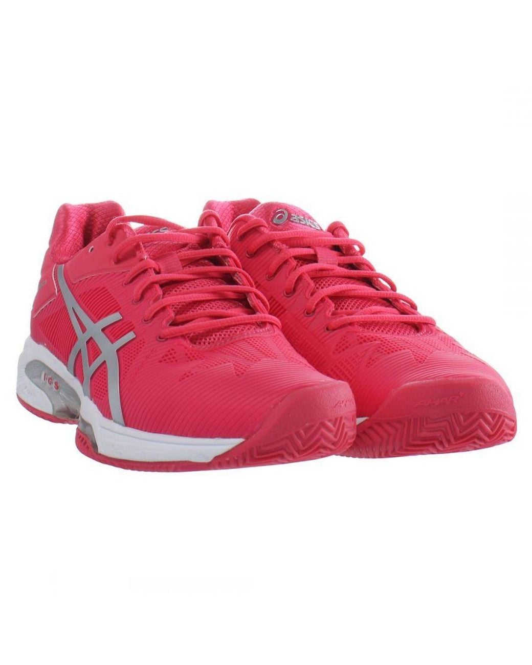Asics Red Gel-Solution Speed 3 Clay Padel Trainers