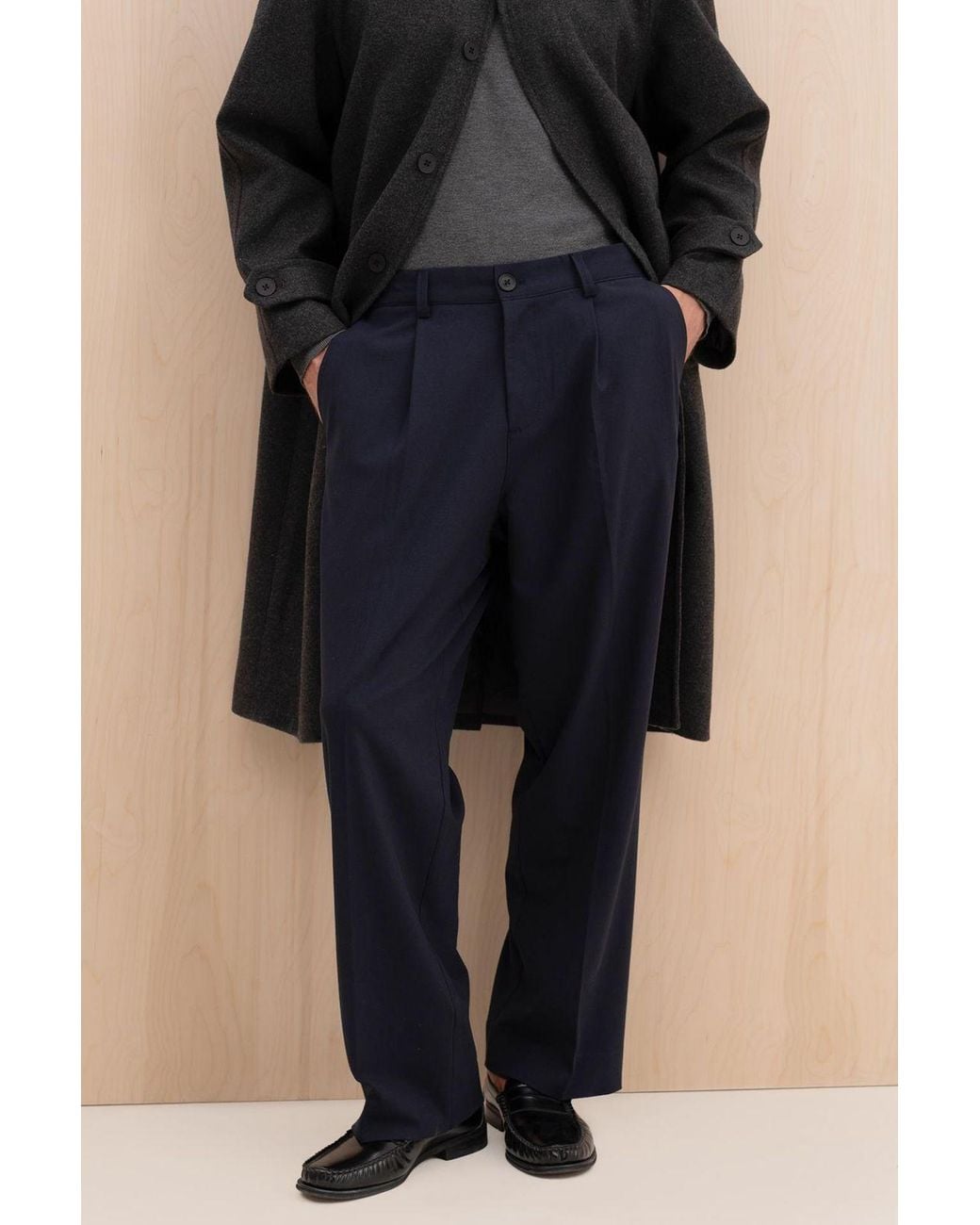 Giesto Blue Suit Pants for men