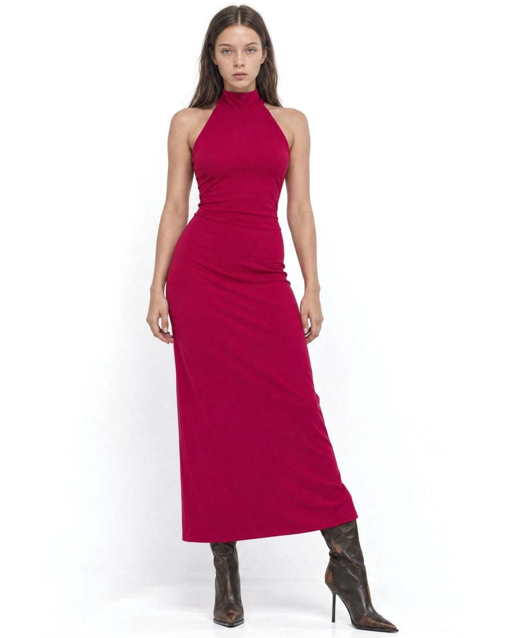 Busem Pink Midi Dress